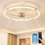Ceiling Fans with Lights and Remote LED