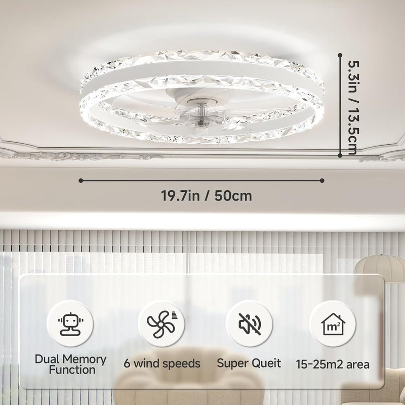Ceiling Fans with Lights and Remote Luxury