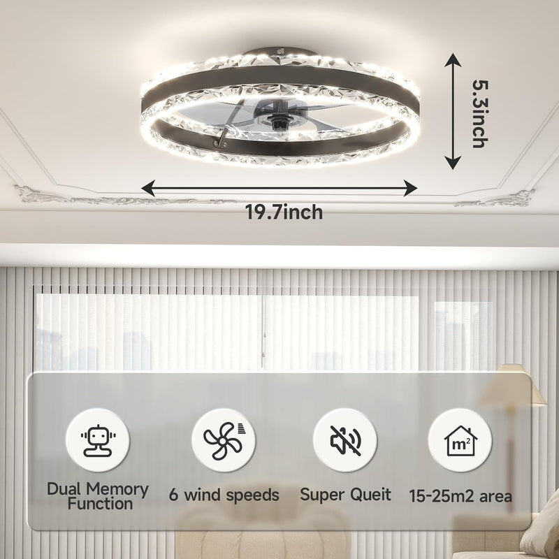 Ceiling Fans with Lights and Remote Luxury