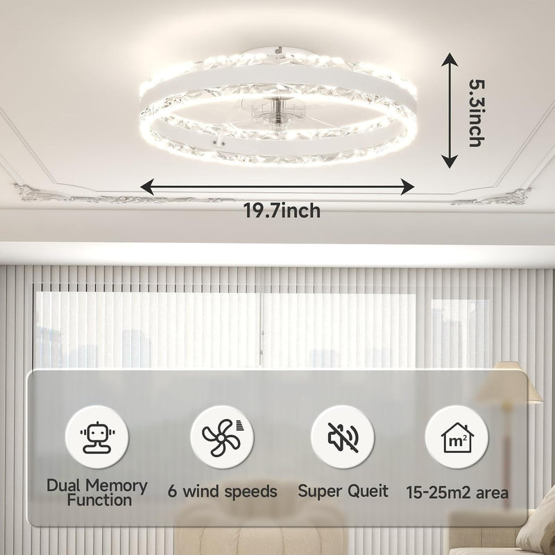 Ceiling Fans with Lights and Remote Luxury