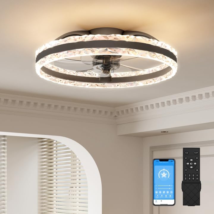Ceiling Fans with Lights and Remote Modern