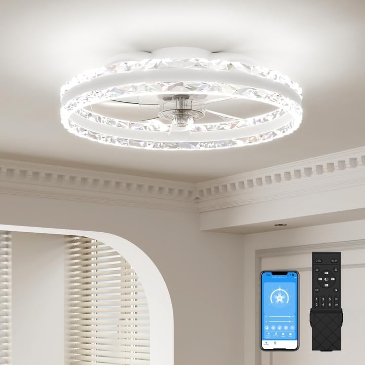 Ceiling Fans with Lights and Remote Modern