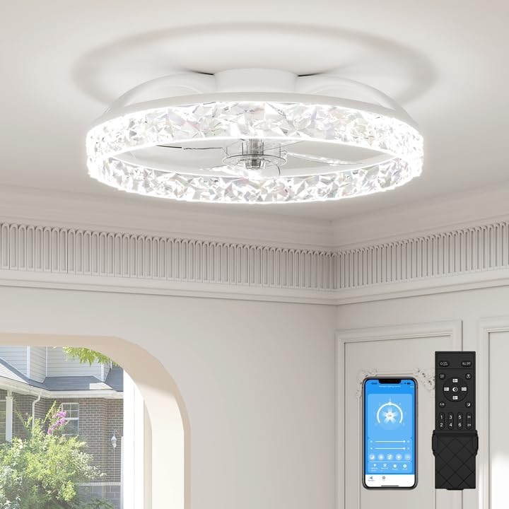 Ceiling Fans with Lights and Remote Modern
