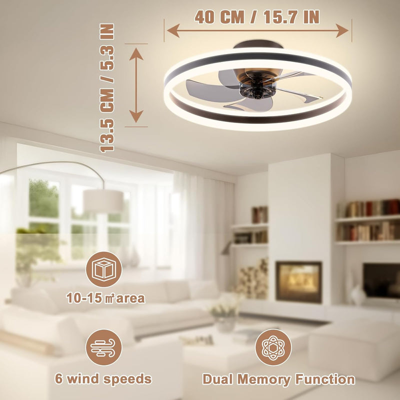 Ceiling Fans with Lights and Remote Modern