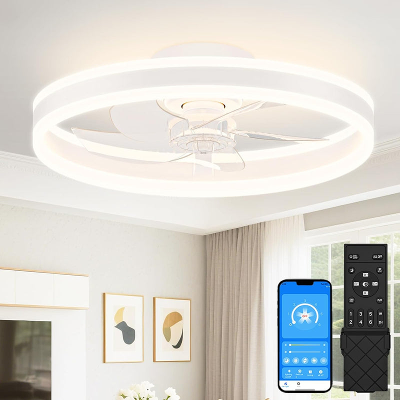 Ceiling Fans with Lights and Remote Modern
