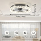 Ceiling Fans with Lights and Remote Modern