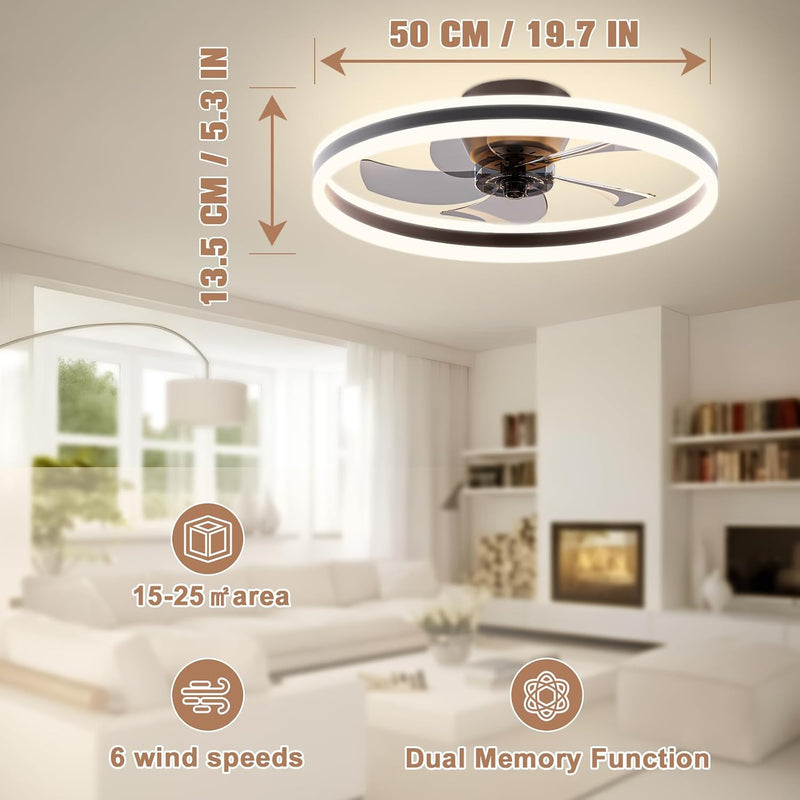 Ceiling Fans with Lights and Remote Modern