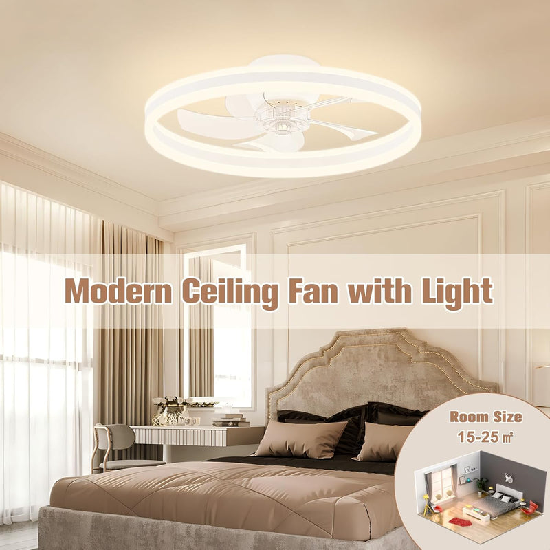 Ceiling Fans with Lights and Remote Modern