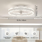Ceiling Fans with Lights and Remote Modern