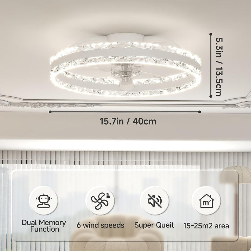 Ceiling Fans with Lights and Remote Modern