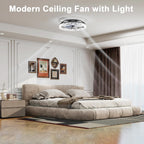 Ceiling Fans with Lights and Remote Modern