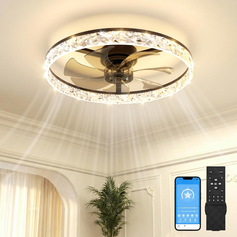 Ceiling Fans with Lights and Remote Modern