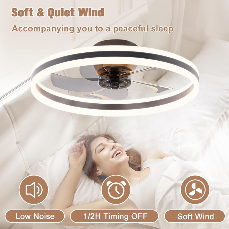 Ceiling Fans with Lights and Remote Modern