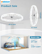Ceiling Fans with Lights and Remote Modern