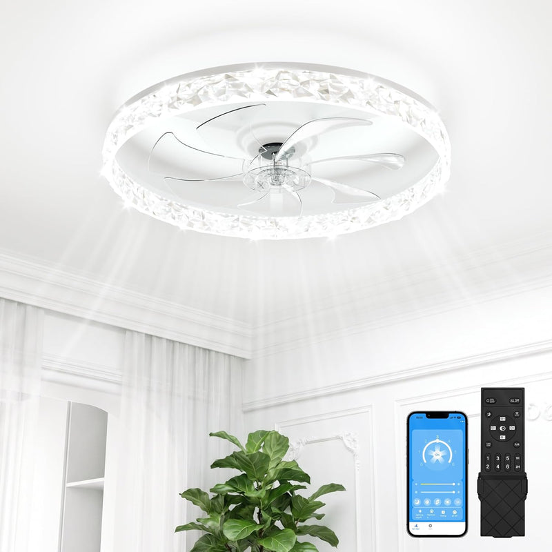 Ceiling Fans with Lights and Remote Modern