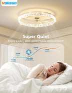 Ceiling Fans with Lights and Remote Modern