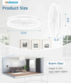 Ceiling Fans with Lights and Remote Modern