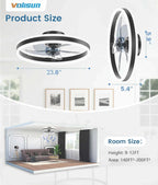 Ceiling Fans with Lights and Remote Modern
