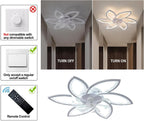 Ceiling Fans with Lights and Remote Modern Dimmable