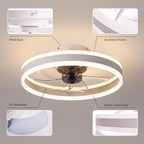 Ceiling Fans with Lights App Control 6-Speed Quiet