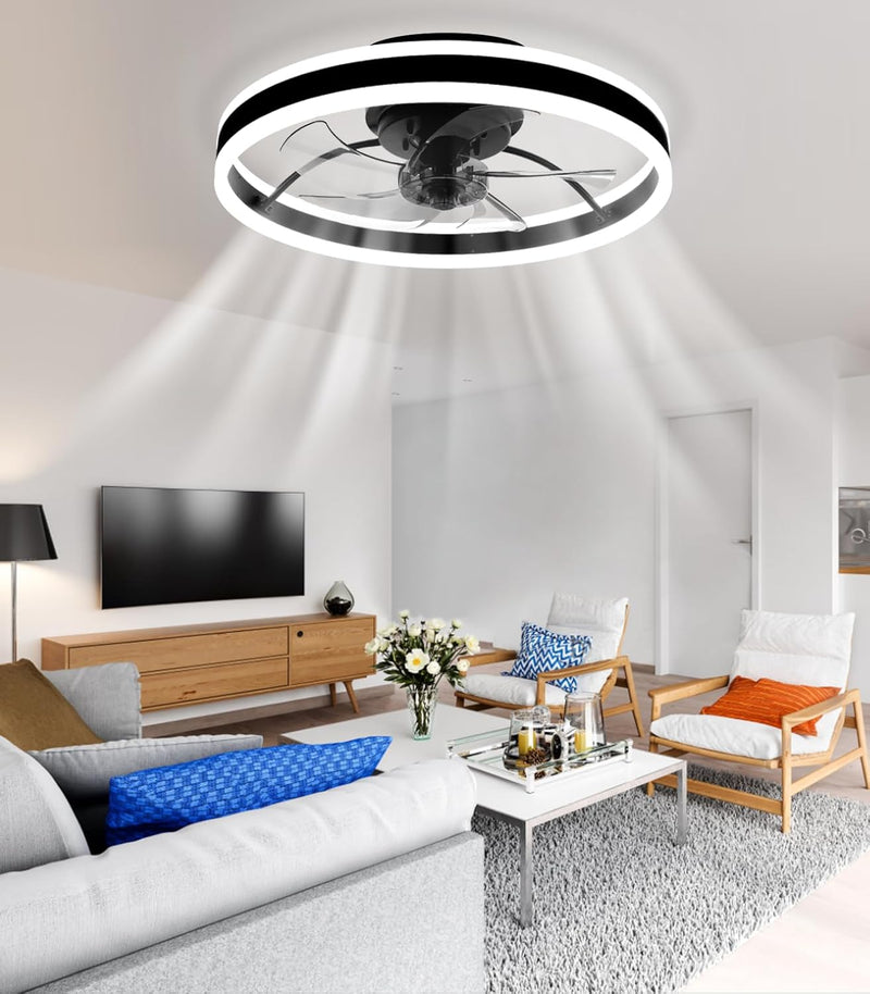 Ceiling Fans with Lights App Control 6-Speed Quiet