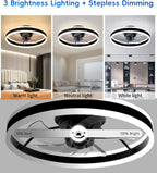 Ceiling Fans with Lights App Control 6-Speed Quiet