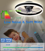 Ceiling Fans with Lights App Control 6-Speed Quiet