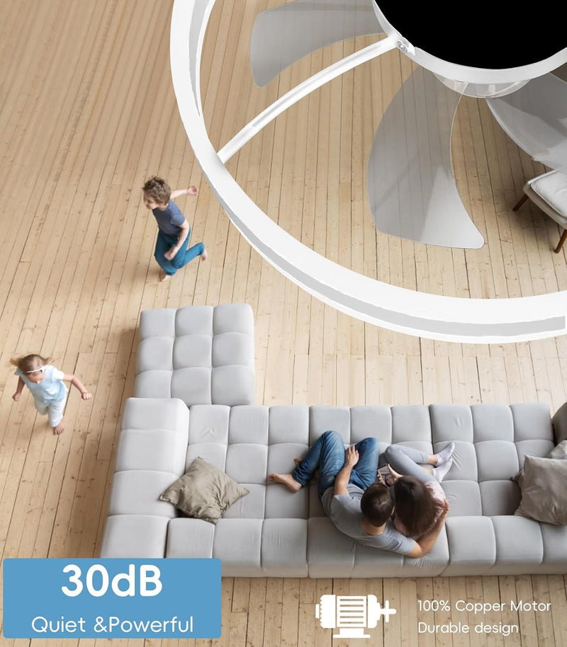 Ceiling Fans with Lights App Control 6-Speed Quiet