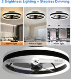 Ceiling Fans with Lights App Control 6-Speed Quiet