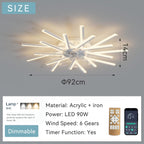 Ceiling Fans with Lights Flush Mount Fan