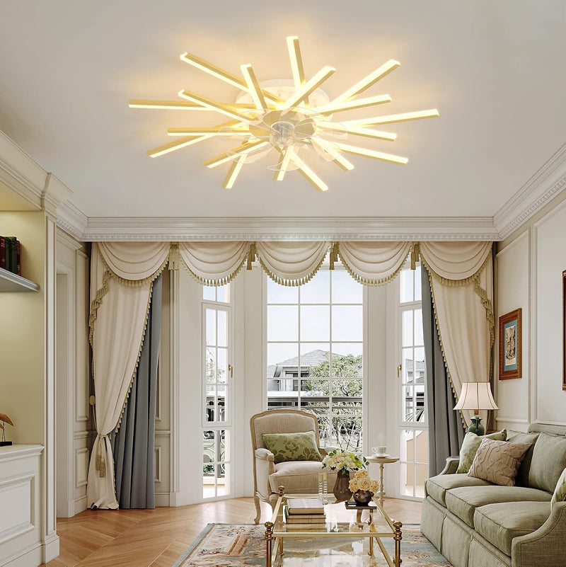 Ceiling Fans with Lights Flush Mount Fan
