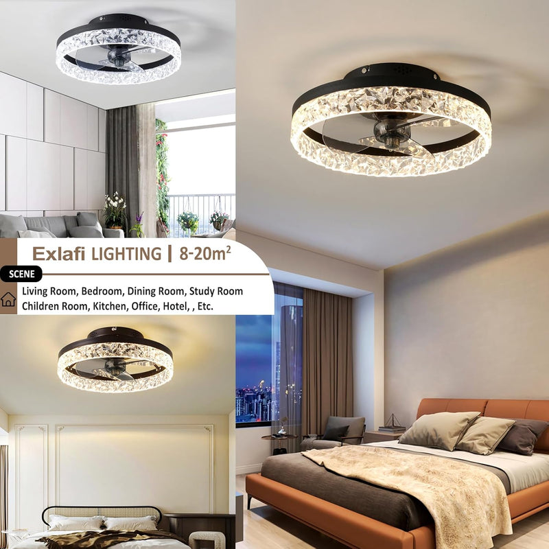 Ceiling Fans with Lights Remote Control Modern Lighting