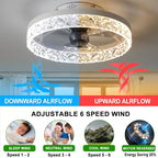 Ceiling Fans with Lights Remote Control Modern Lighting