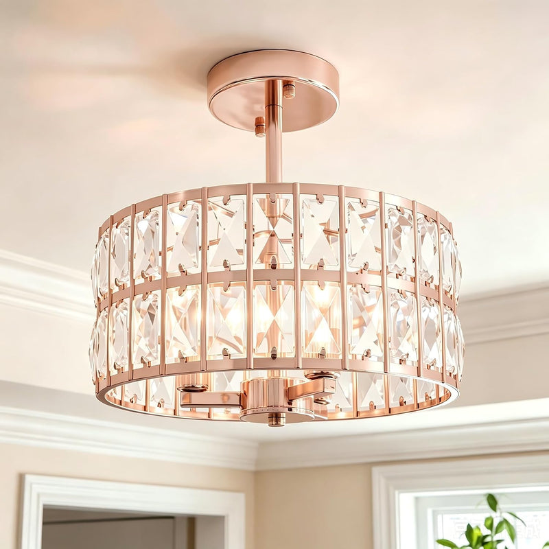 Ceiling Light 3-Light E14 Semi Flush