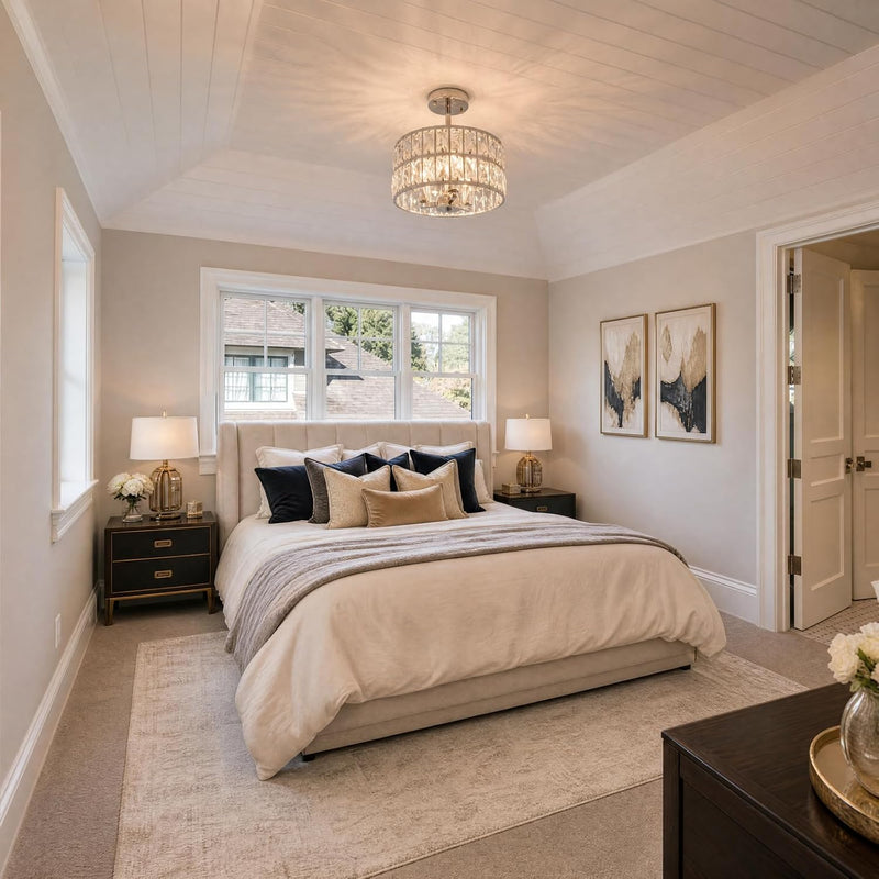 Ceiling Light 3-Light E14 Semi Flush