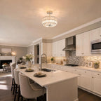 Ceiling Light 3-Light E14 Semi Flush