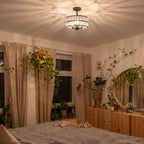 Ceiling Light 3-Light E14 Semi Flush
