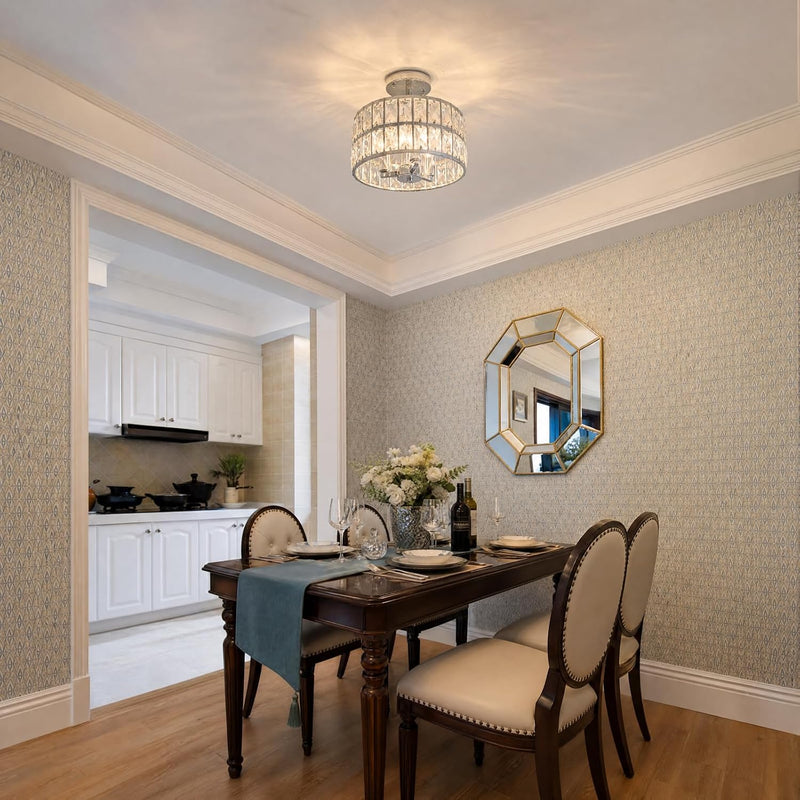 Ceiling Light 3-Light E14 Semi Flush