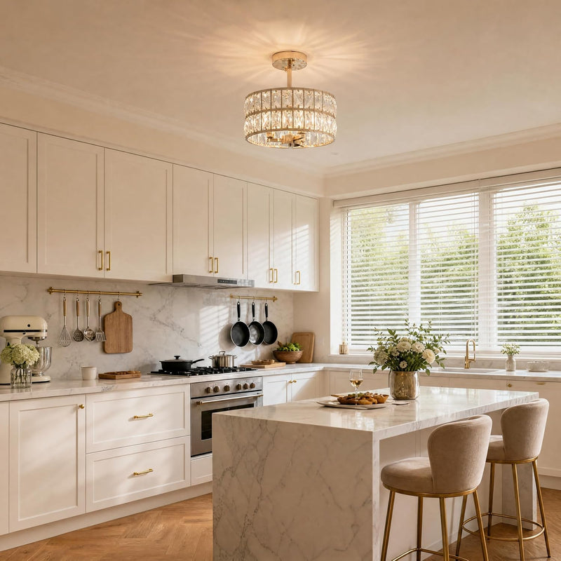 Ceiling Light 3-Light E14 Semi Flush