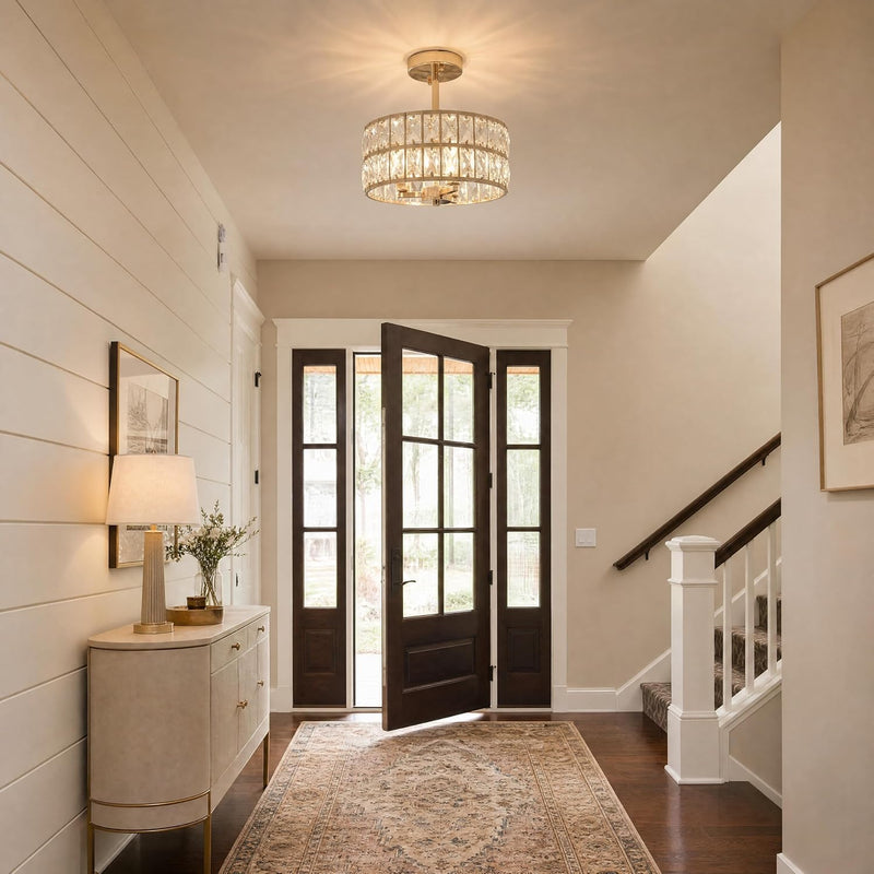 Ceiling Light 3-Light E14 Semi Flush