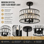 Ceiling Light 3-Light E14 Semi Flush