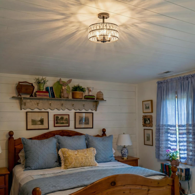 Ceiling Light 3-Light E14 Semi Flush