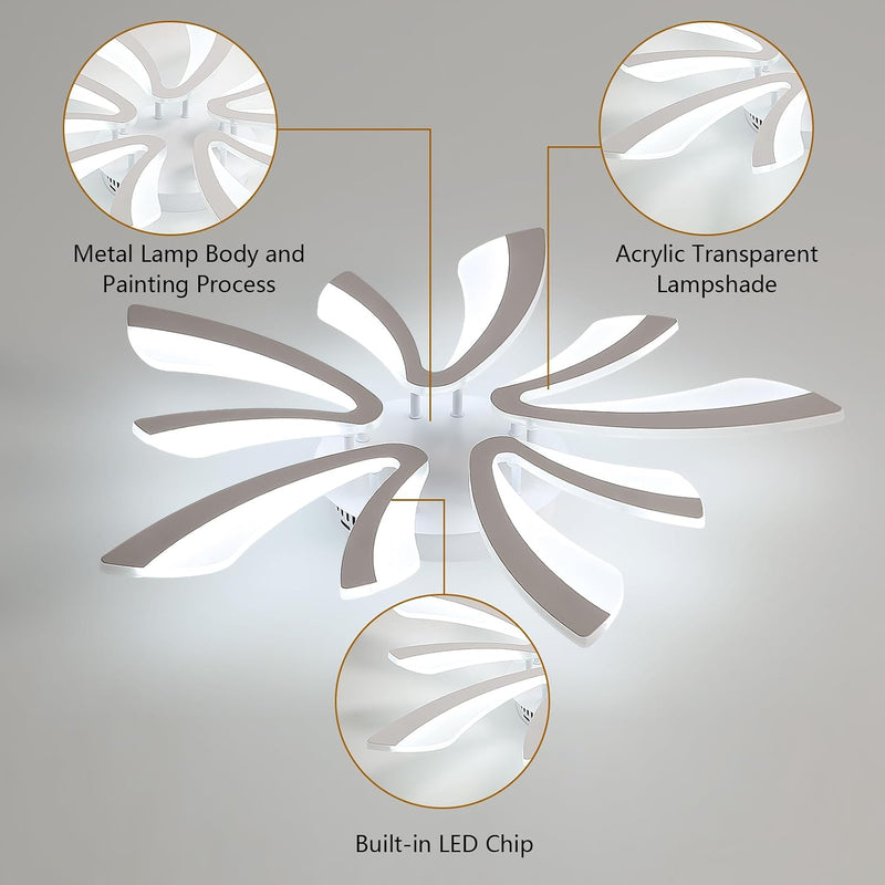 Ceiling Light Dimmable LED Lighting 48W 5400lm 3000K-6500K