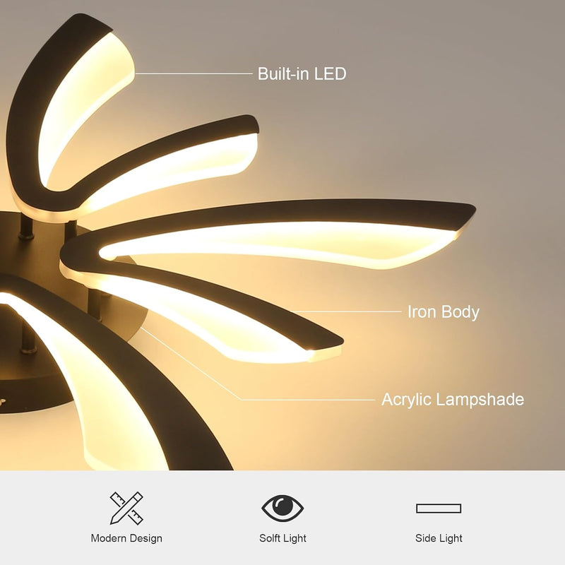 Ceiling Light Dimmable LED Lighting 48W 5400lm 3000K-6500K