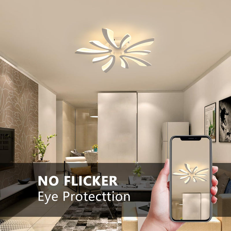 Ceiling Light Dimmable LED Lighting 48W 5400lm 3000K-6500K