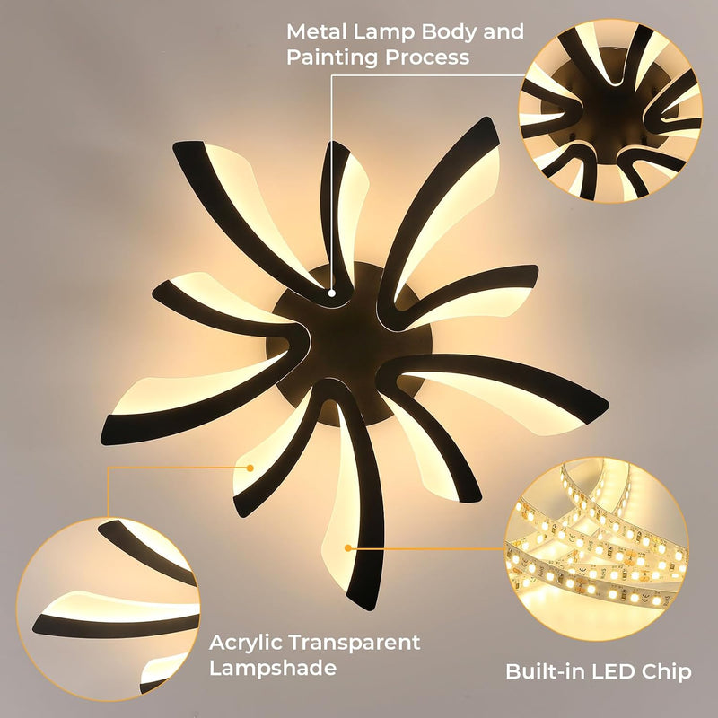 Ceiling Light Dimmable LED Lighting 48W 5400lm 3000K-6500K