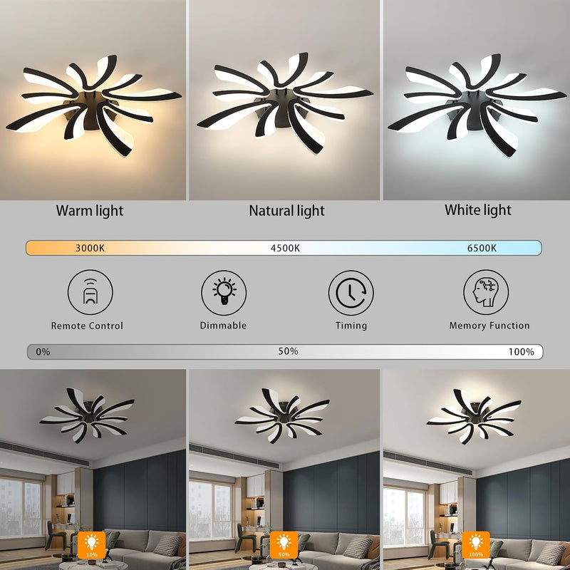 Ceiling Light Dimmable LED Lighting 48W 5400lm 3000K-6500K
