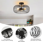 Ceiling Light Fitting 3 Lights 40CM Metal Shade