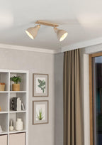 Ceiling Light Fixture Arrecife 2-Flame Swivel Spots Lamp
