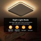 Ceiling Light Square Flush Mount Lights 3000K